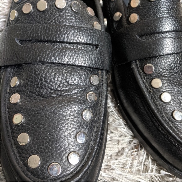 Steve Madden Studded Loafers 5.5 - Picture 2 of 5